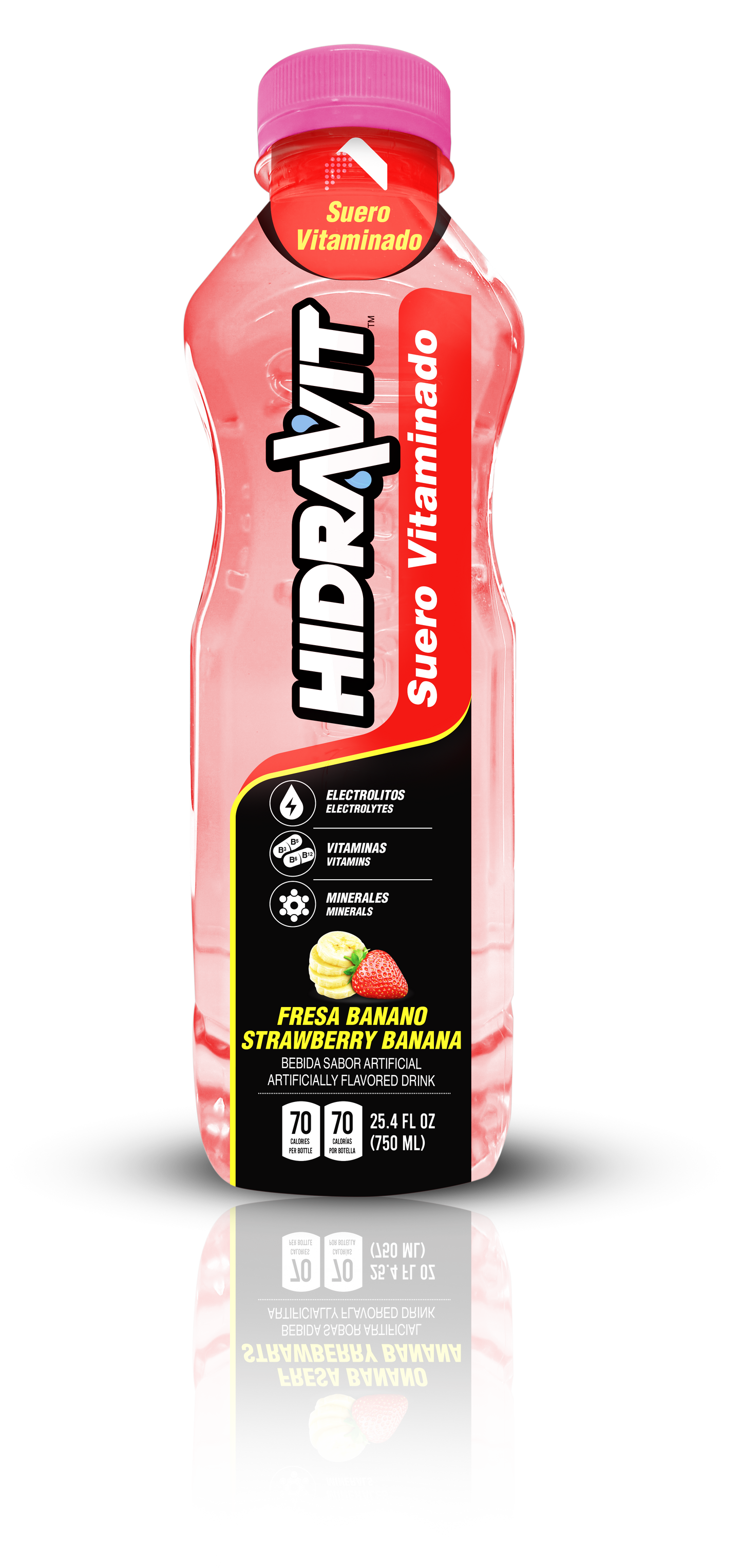 Hidravit Vitaminized Serum Strawberry Banana 750mlx12