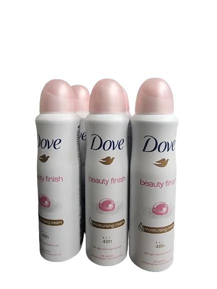Dove desodorante Beauty Finish 150ml 6 pcs