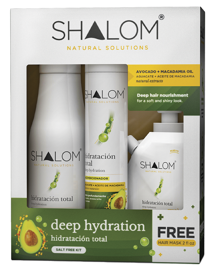Shalom Pack Cabello Completo Aguacate Y Macadamia
