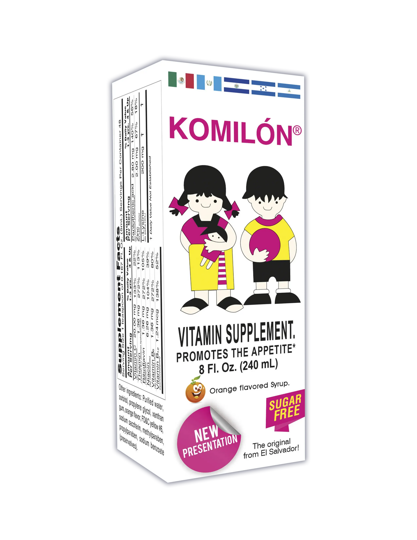 Suplemento De Apetito De Komilon Kid 240 Ml De Jarabe