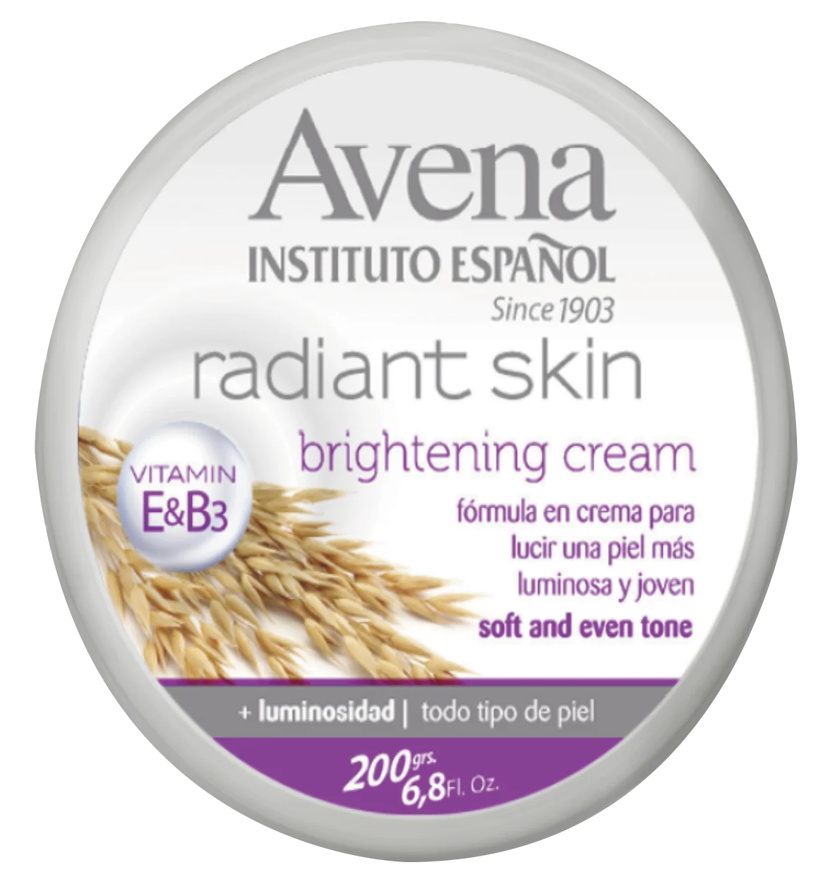 Avena radiante brightening body lotion 6.7oz