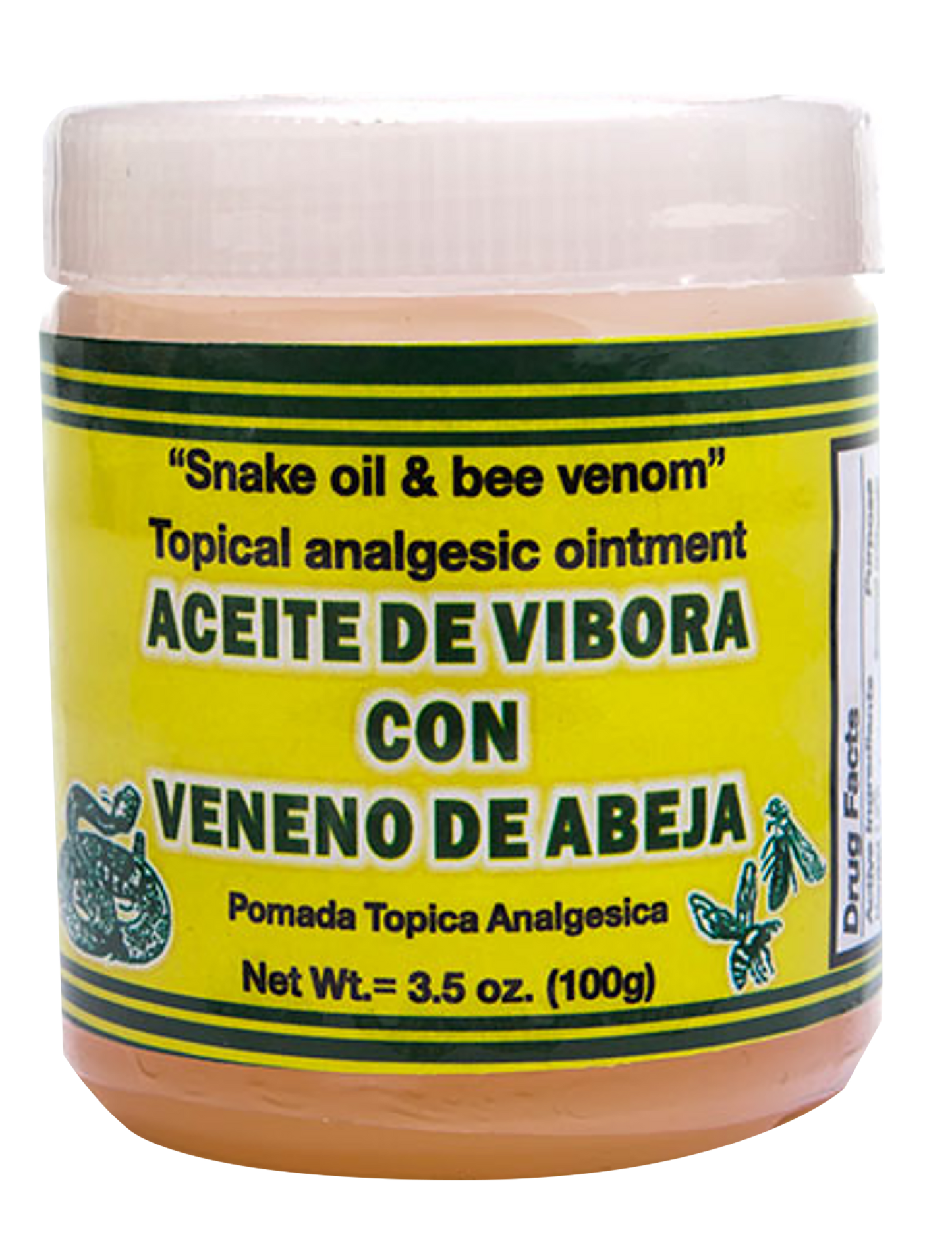Aceite de Vibora Con Veneno de Abeja ung. 100gr.