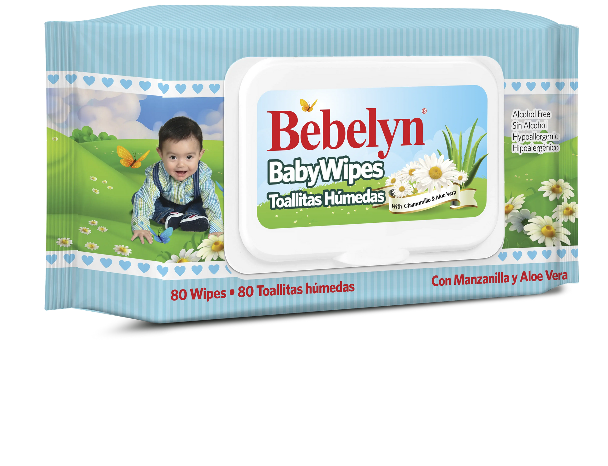 3CT Bebelyn® Toallitas Humedas Para Bebés (Con 80 Toallitas C/U)