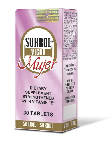 Sukrol Vigor Para Mujeres Suplemento Dietético Con Vitamina E - 30 Tabletas