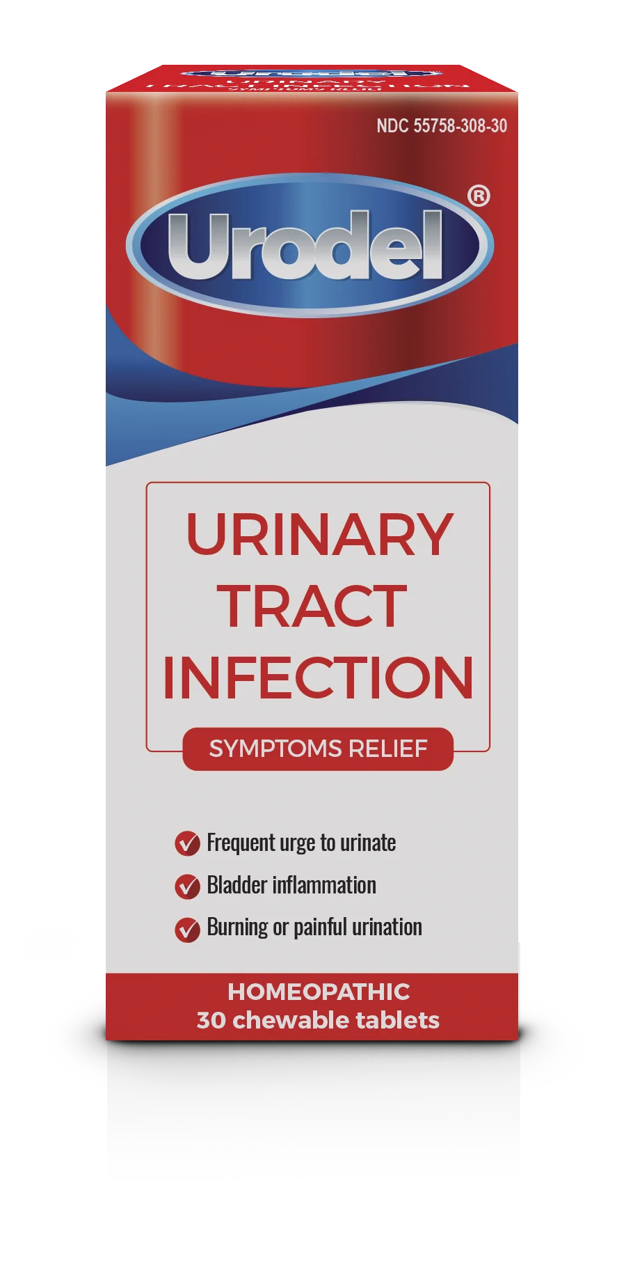 Urodel® Infección Del Tracto Urinario 30 Comprimidos Homeopáticos Masticables