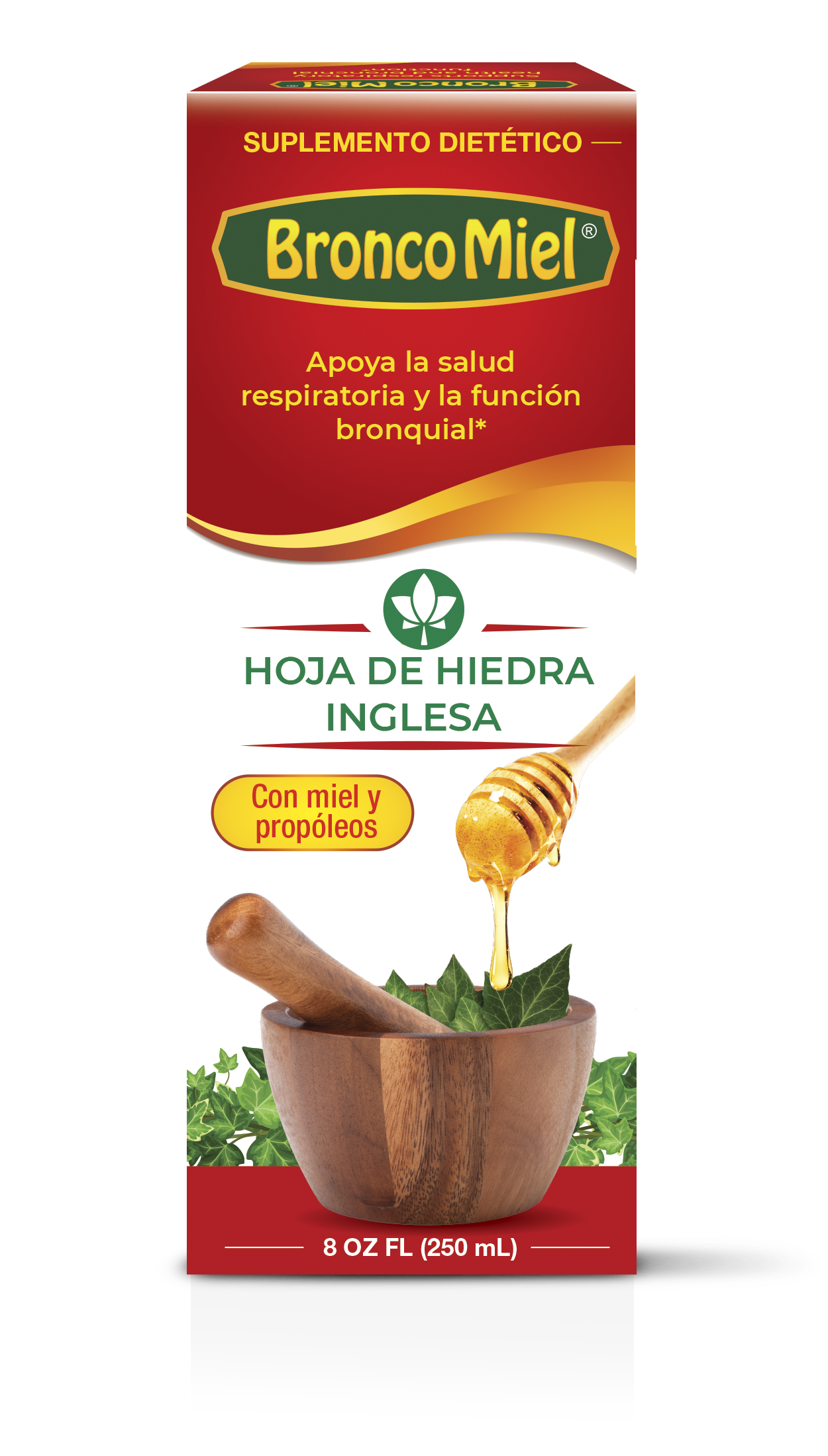 Broncomiel® Hoja De Hiedra Inglesa 8 Oz (240 Ml)