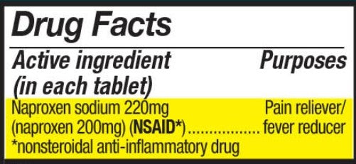 Rapidol® Naproxeno 220 Mg 24 Tablets