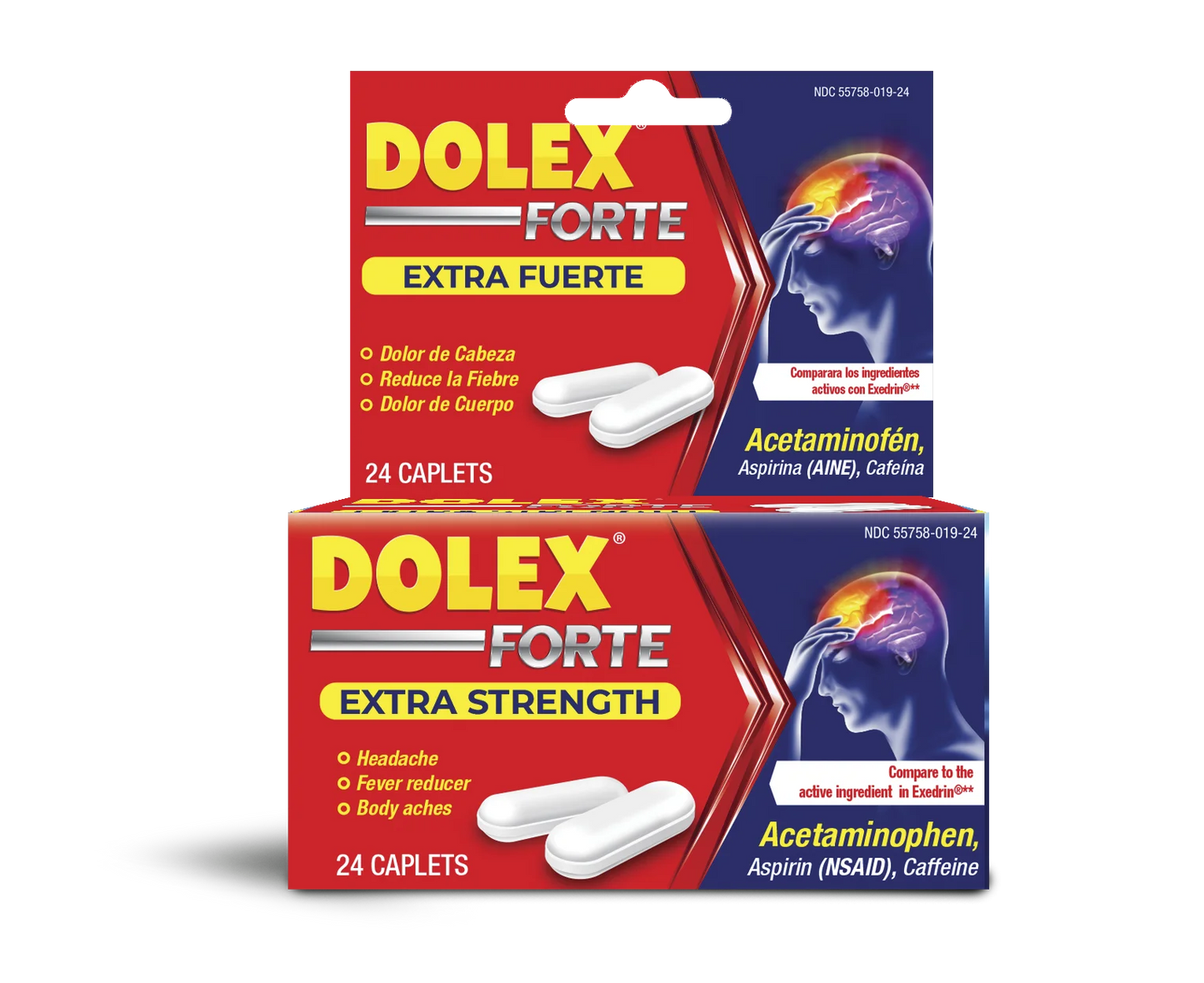 Dolex® Forte Forte extra de dolor para aliviar 24 tabletas