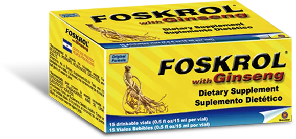 Foskrol Con Ginseng 15 Viales 15ml