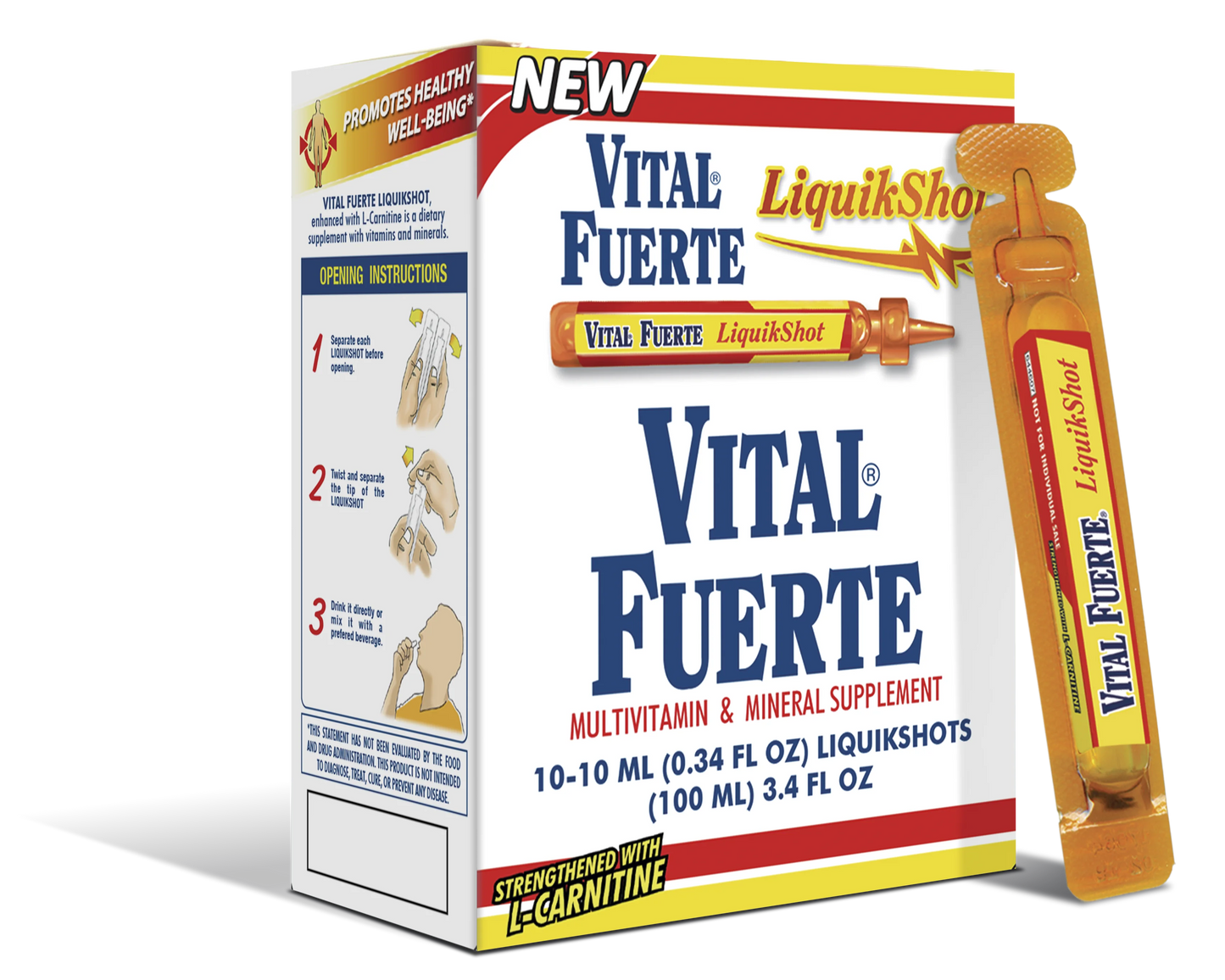 Vital Fuerte Liquikshot - 10 Unidades