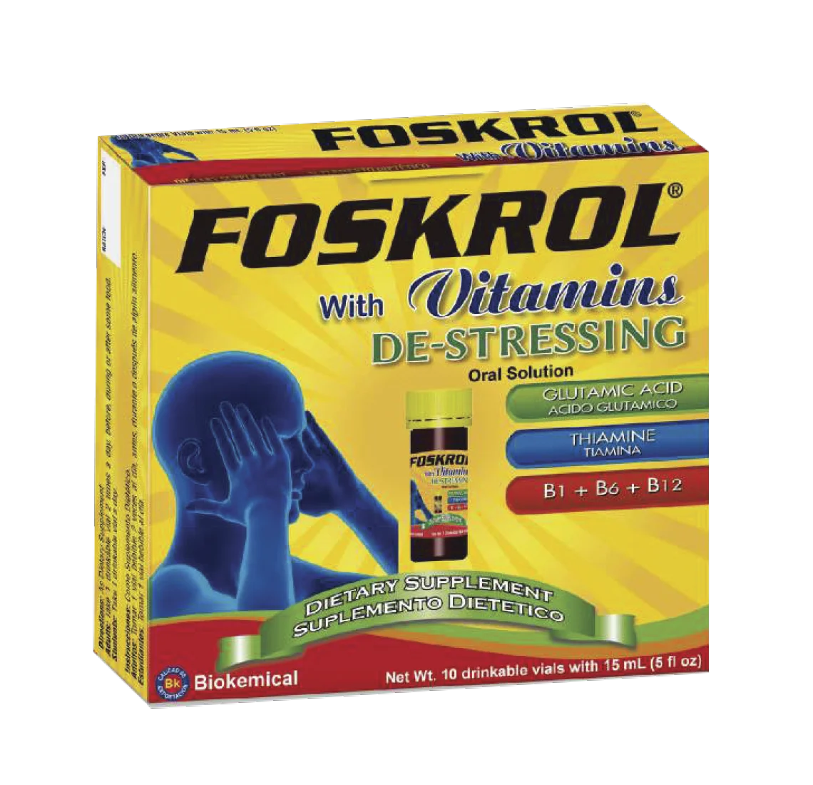 Foskrol Desestresante 10Viales 15ml