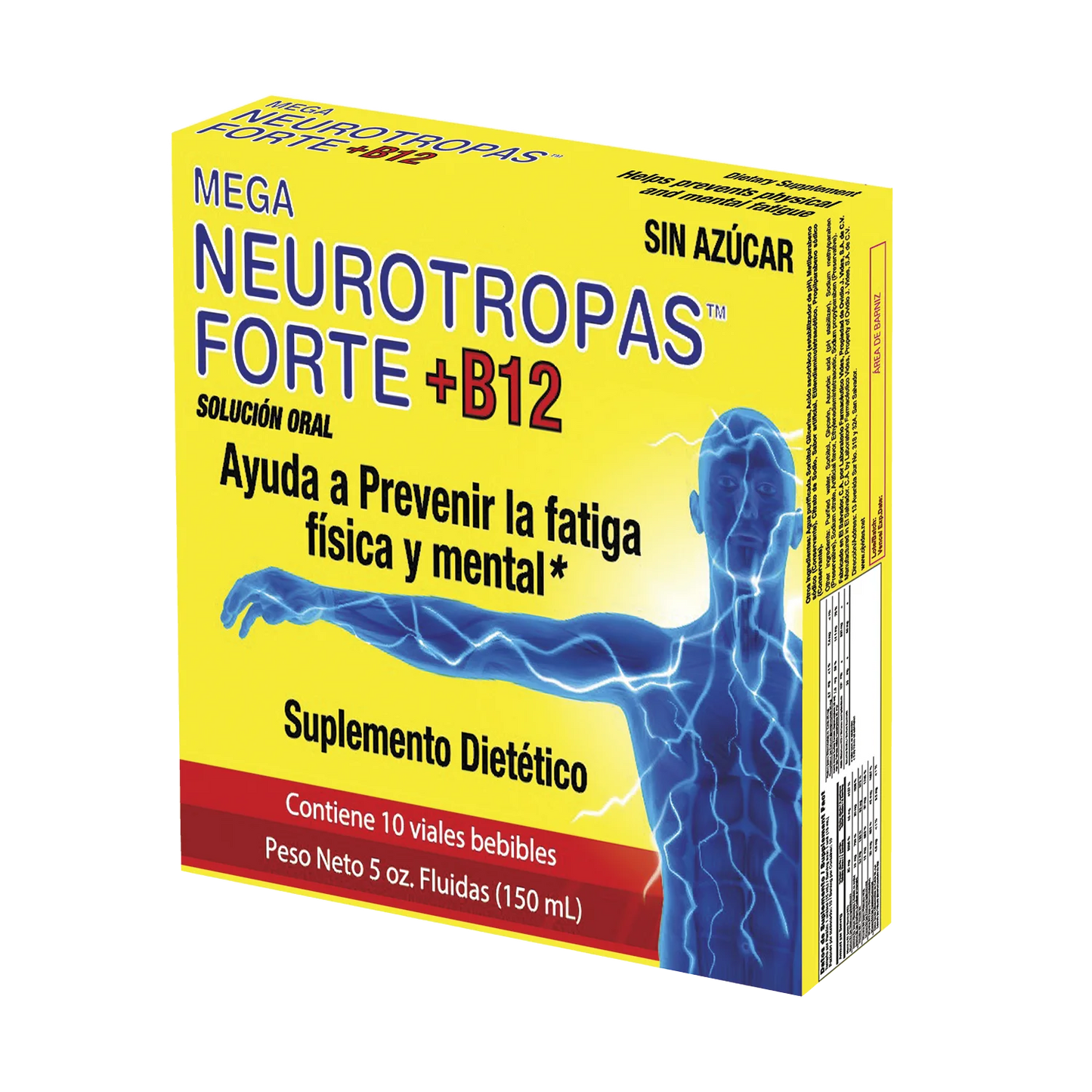 Mega neurotropas forte b12 10 viales