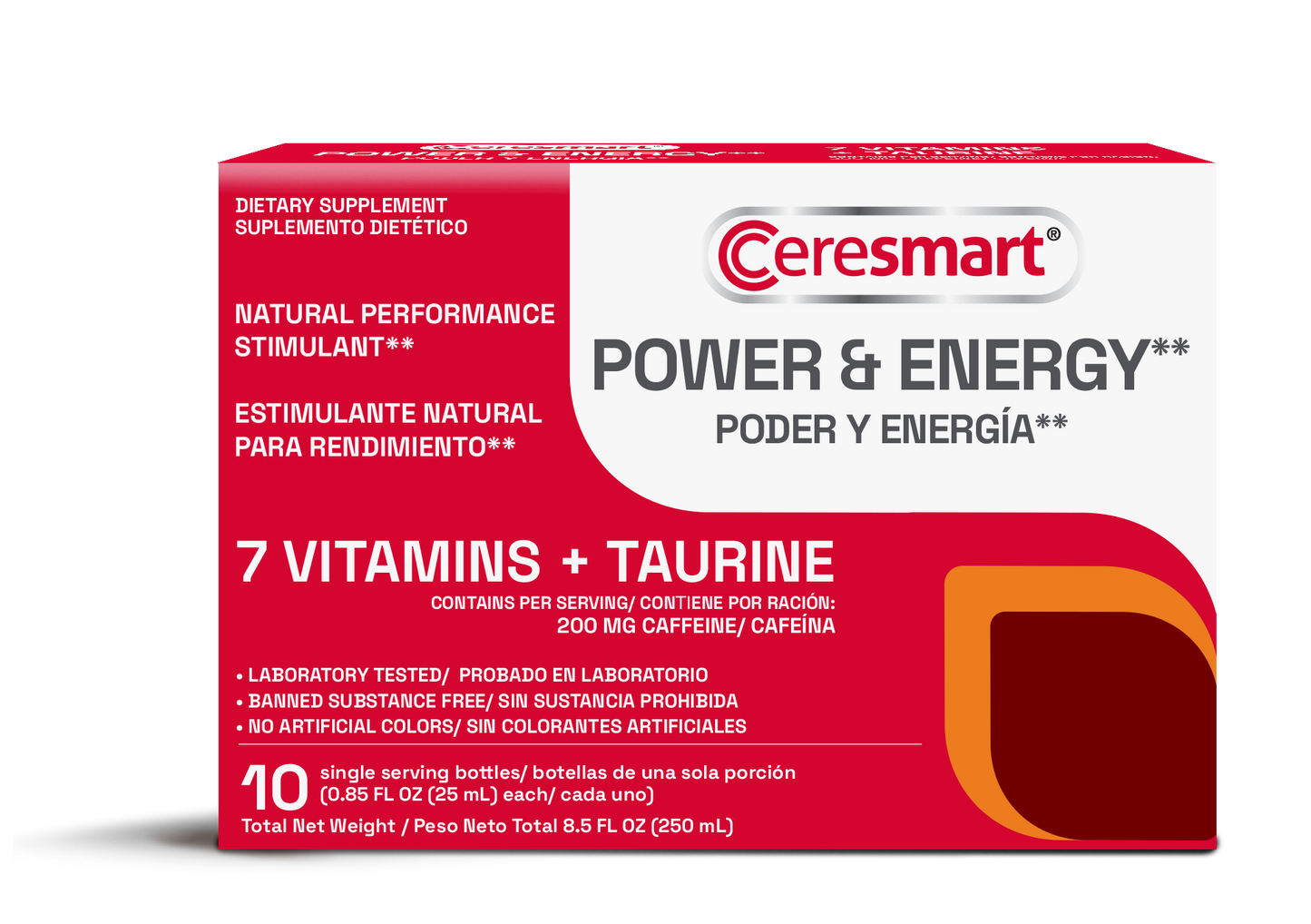 Ceresmart Power energy 10 vials of 25ml