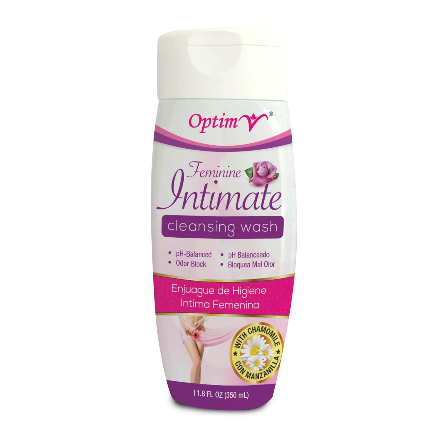 Optimv® Intimate Cleansing Wash/Enjuague De Higiene Intima
