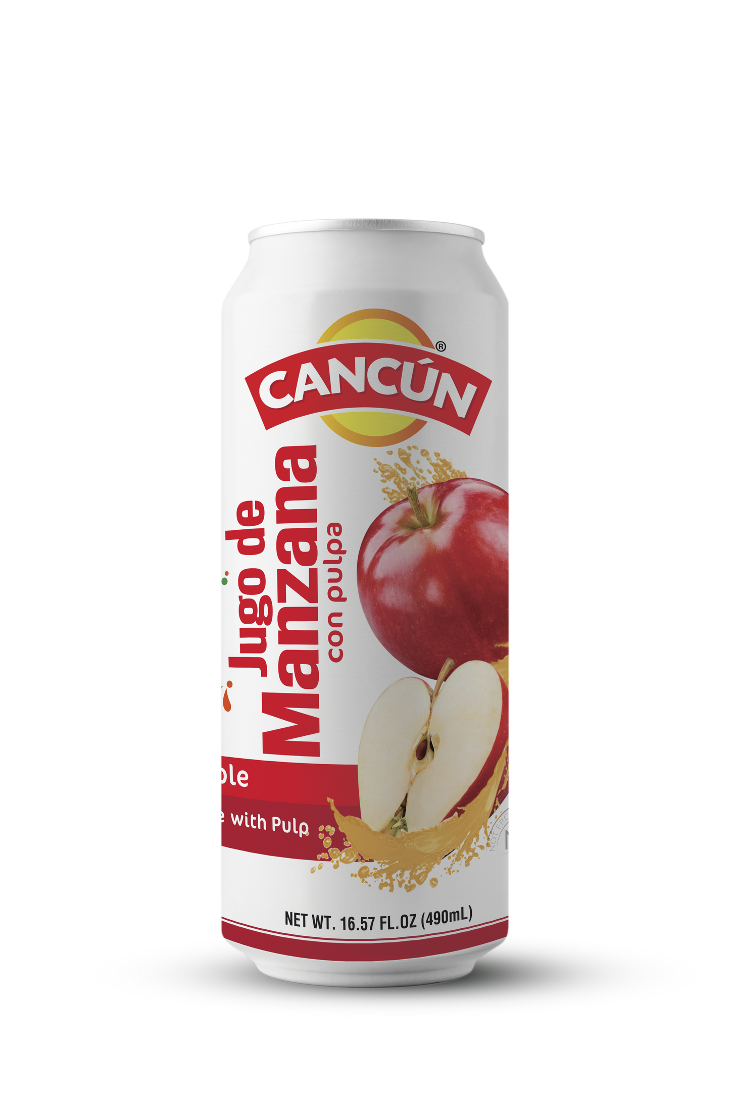 Cancun apple juice 24 pieces 490ml
