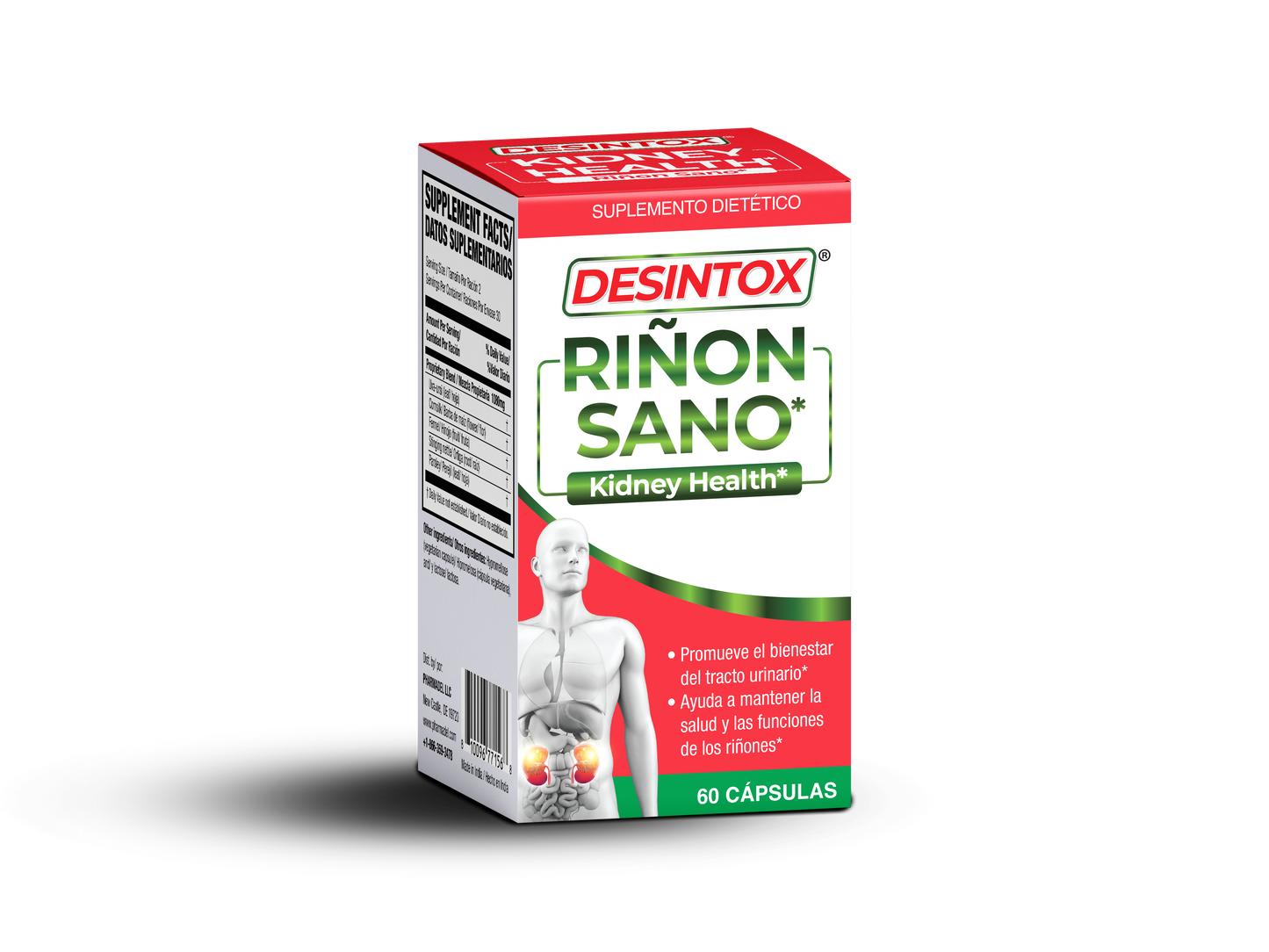 Desintox Riñon Sano 60 caps