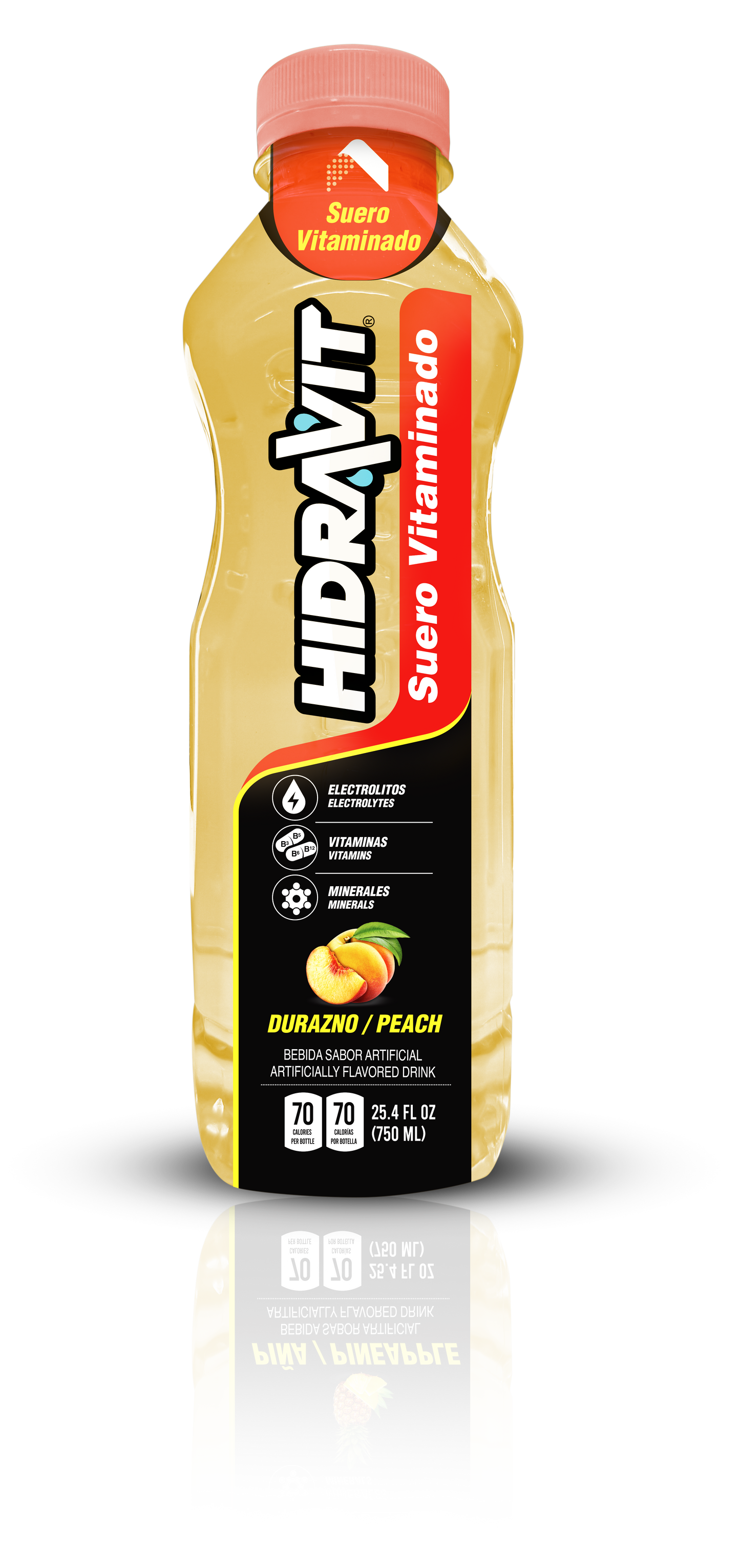 Hidravit Vitaminized Serum 750ml Peach x12ct