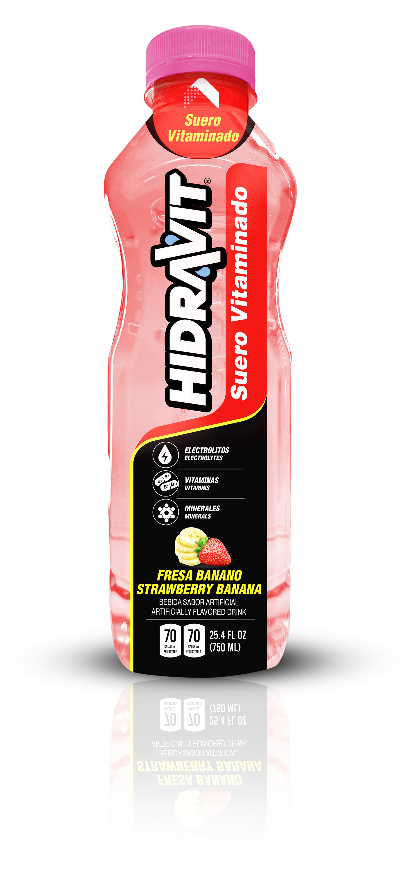 Hidravit Vitaminized Serum Strawberry Banana 750mlx12