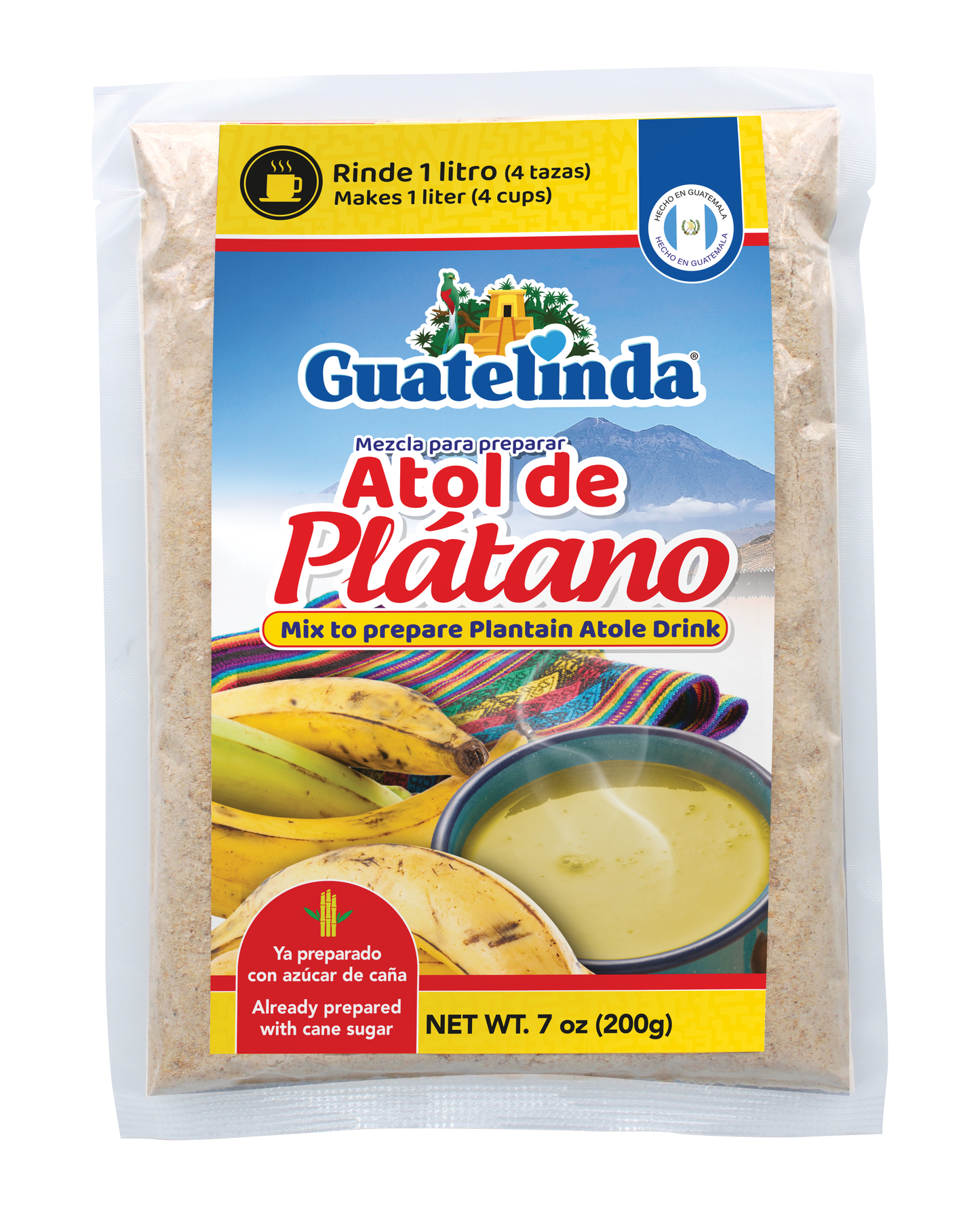 Guatelinda Atol De Platano 200G x12