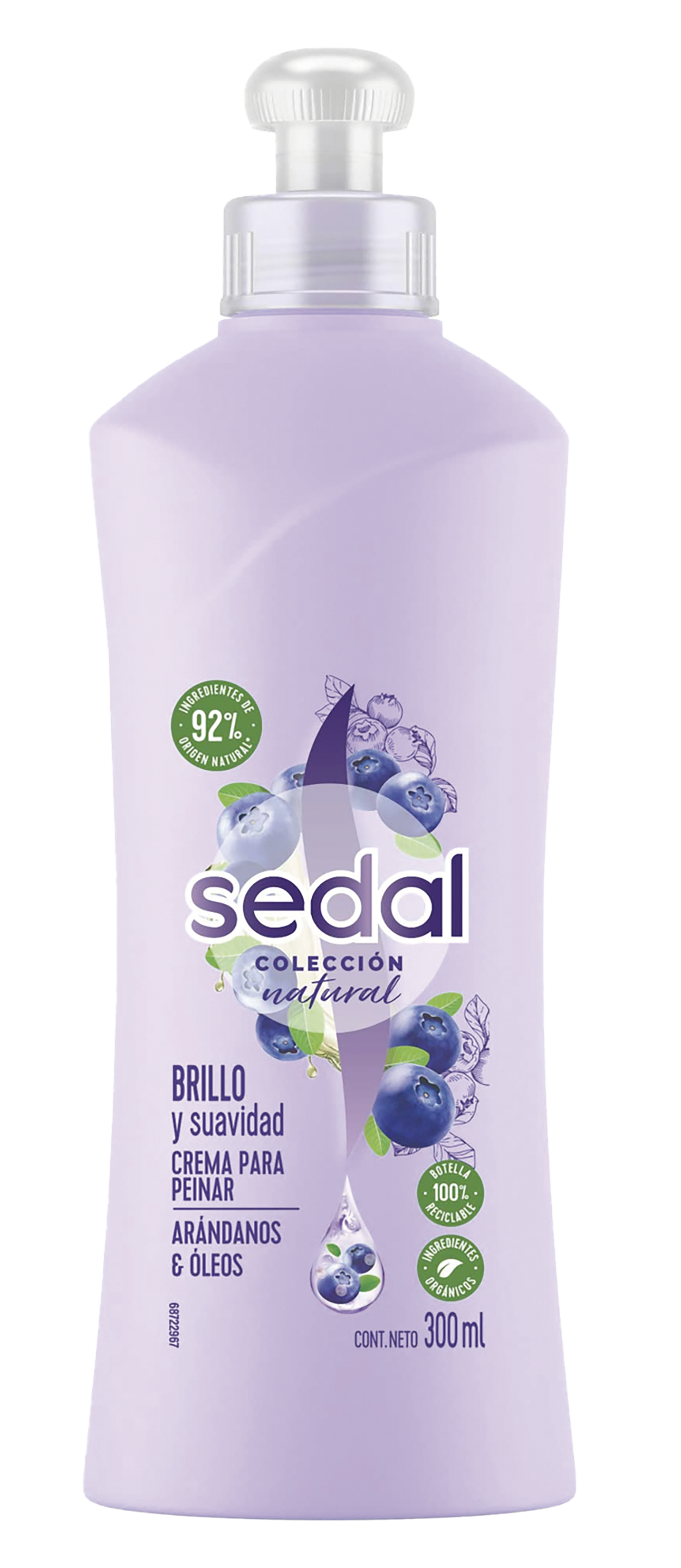 Sedal Crema Brillo Y Suavidad 300Ml