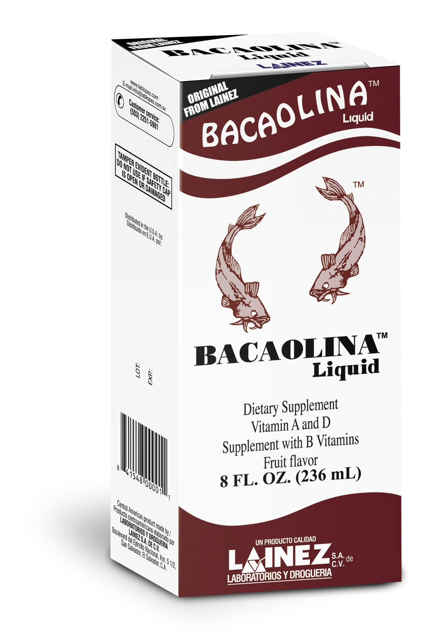 Bacaolina Lainez 8 oz. Adulto