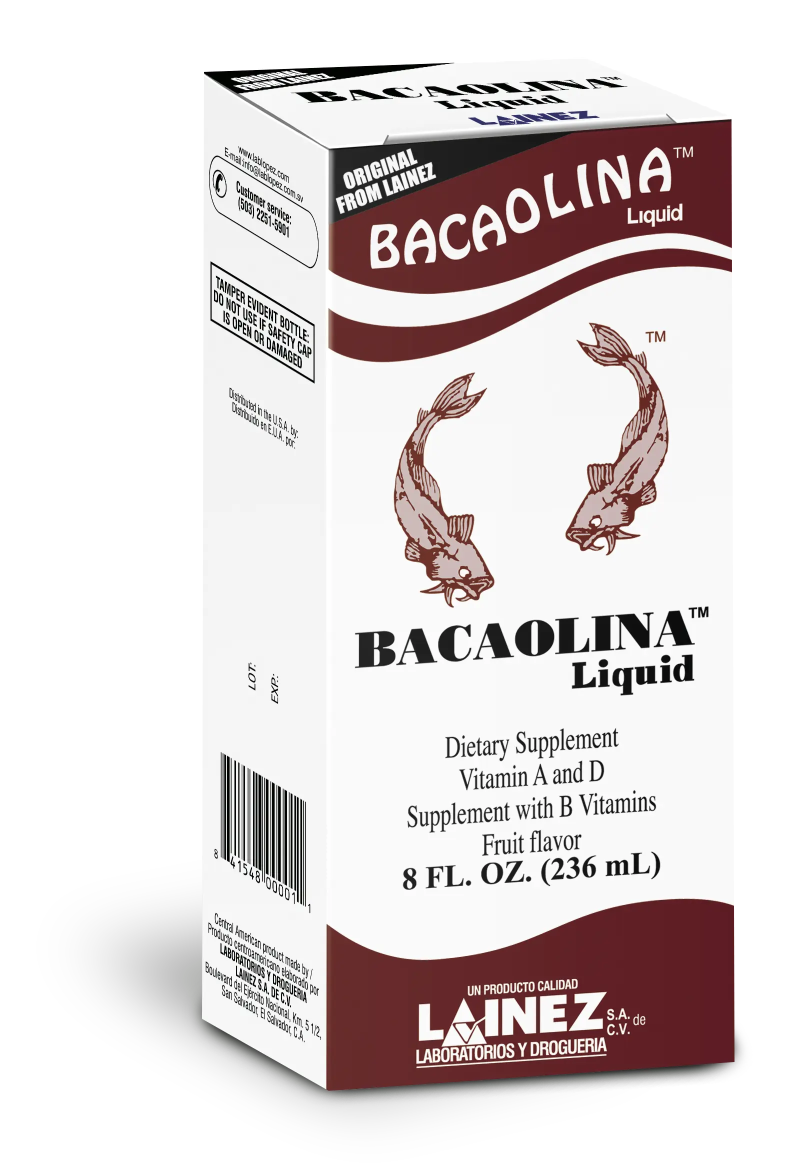 Bacaolina Lainez 8 oz. Adulto