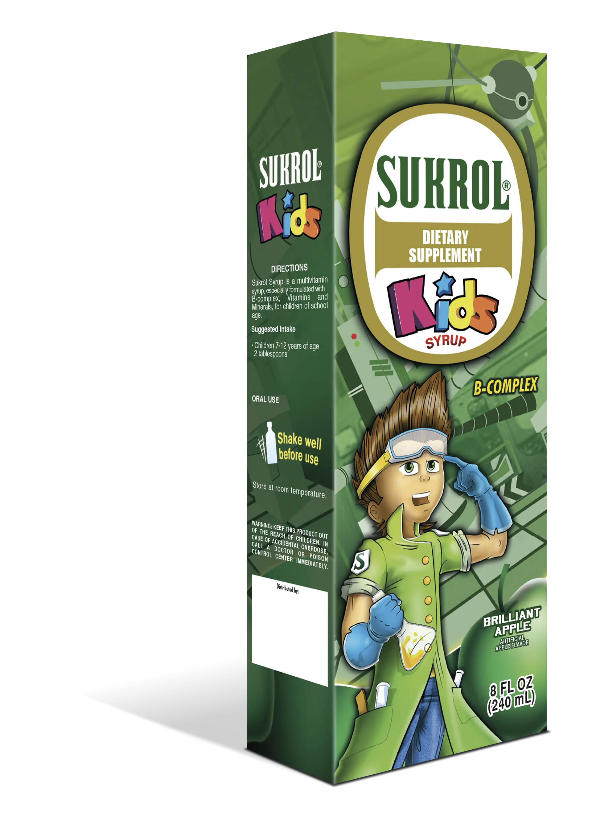 Sukrol Jarabe 240ml Manzana