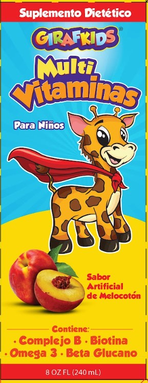 Girafkids Multivitamin® Jarabe Para Niños back