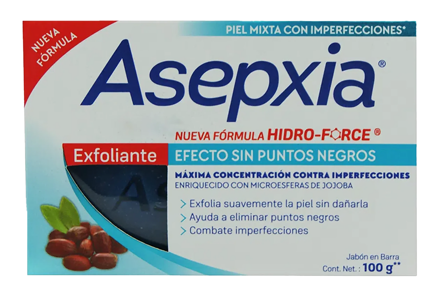 Asepxia exfoliante Jabon