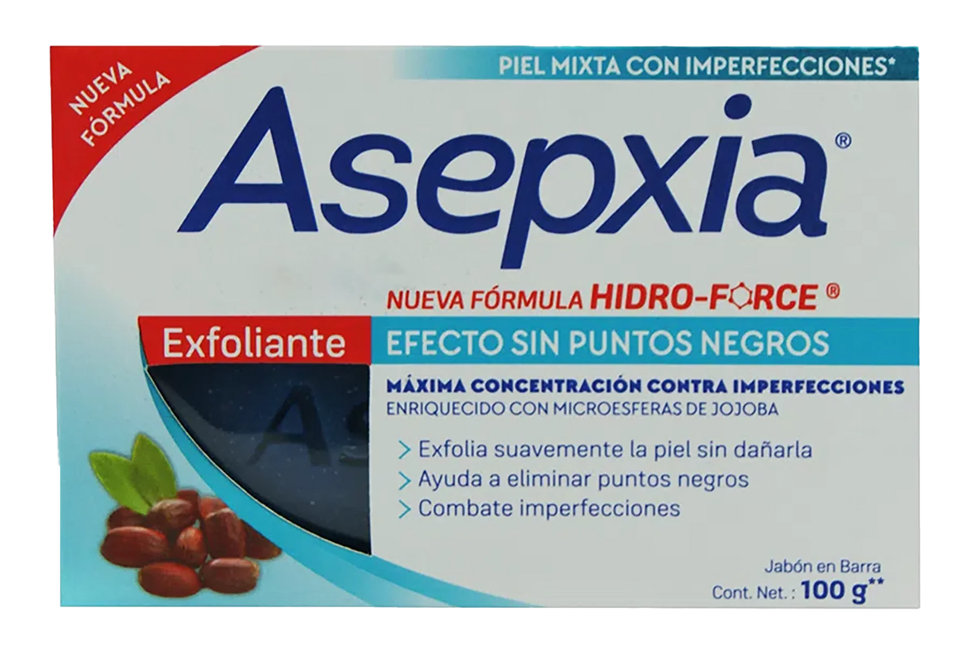 Asepxia exfoliante Jabon