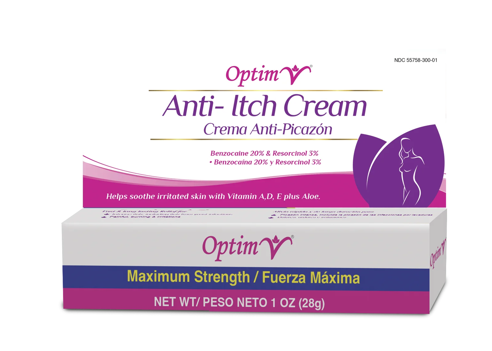 Optimv® Crema Contra La Infección Vaginal 1 Oz (28 G)