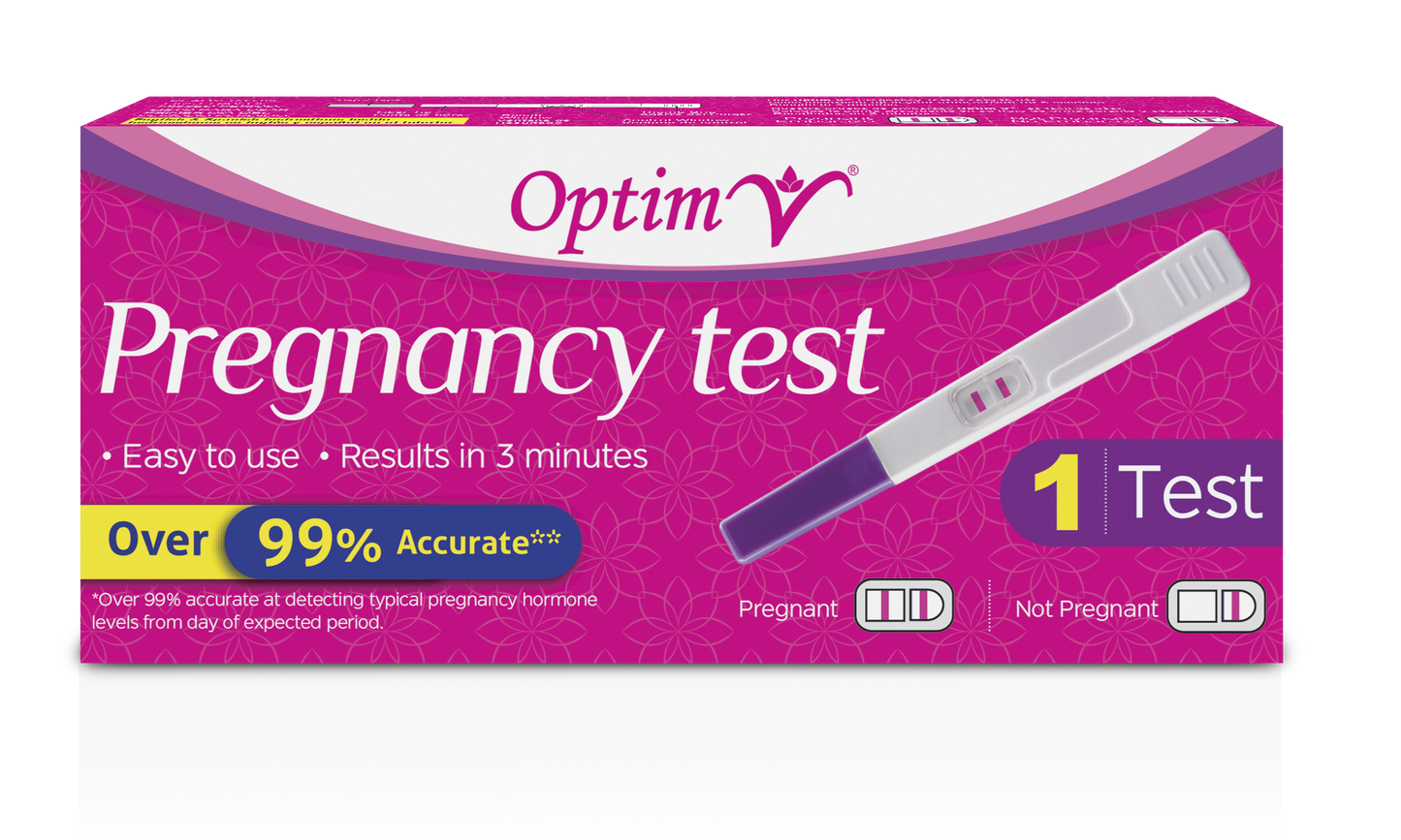 Optimv®  Prueba de Embarazo Pluma