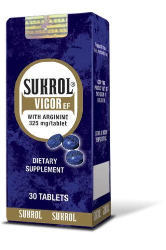 Sukrol Vigor Para Hombres Suplemento Dietético Con Arginina - 30 Tabletas