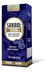 Sukrol Vigor Para Hombres Suplemento Dietético Con Arginina - 30 Tabletas