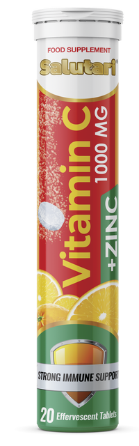 SALUTARI® Vitamina C + zinc display 20 pcs de 12 tabletas