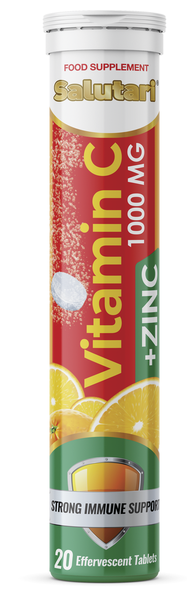 SALUTARI® Vitamina C + zinc display 20 pcs de 12 tabletas