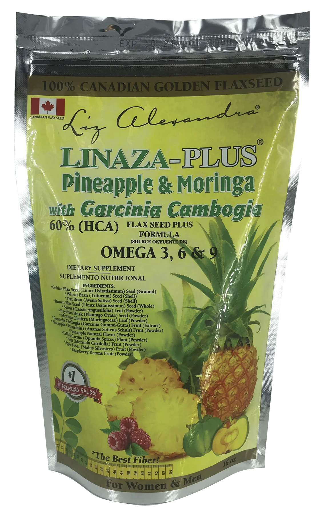 Linaza Plus Pineapple Moringa con Garcinia Cambogia