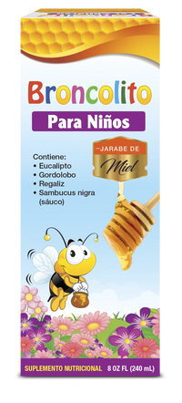 Jarabe de miel Broncolito® para niños 8 oz (240 ml)