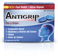 Antigrip® Gel 8 Cápsulas