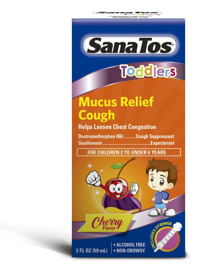 Sanatos para niños pequeños alivio de alivio Cherry 2oz