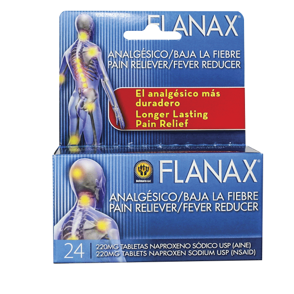 Dolor de flanax 220mg 24 Tab.Para Dolor