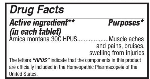 Rapidol® Árnica Tabletas 100Cáps. Medicina Homeopática