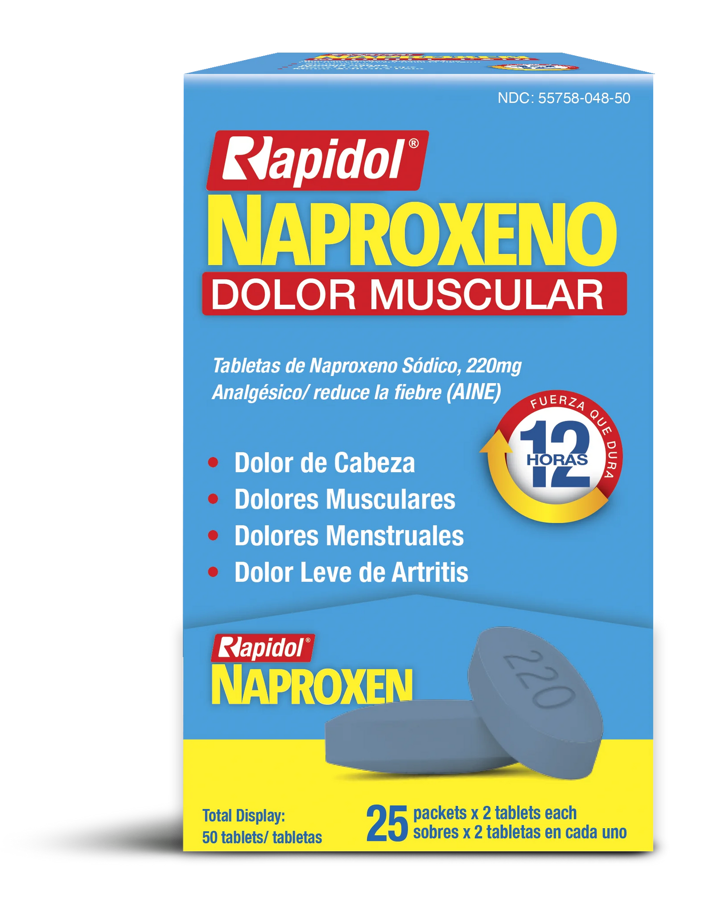 Naproxeno Display 220 mg 25x2 pestañas