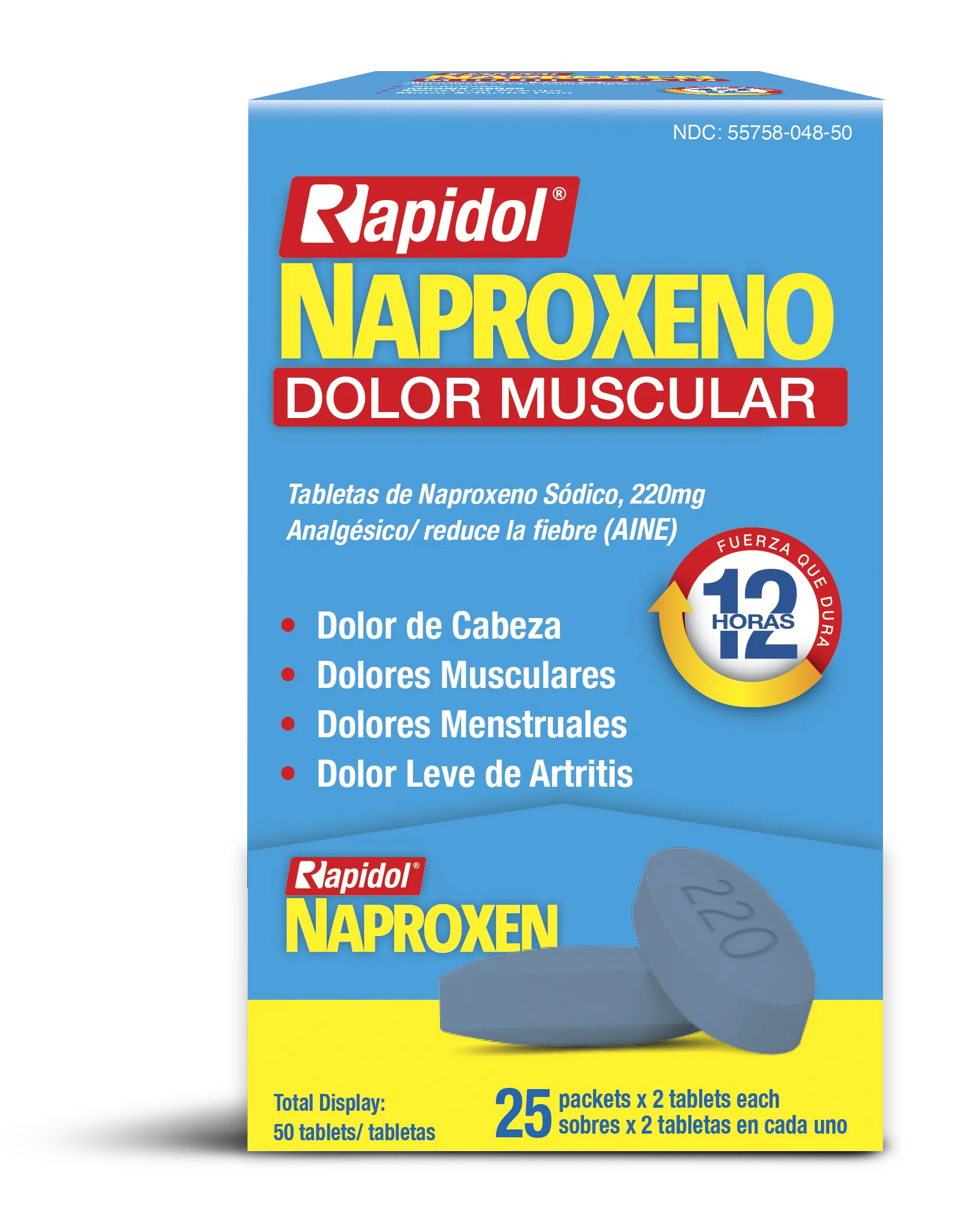 Naproxeno Display 220 mg 25x2 pestañas