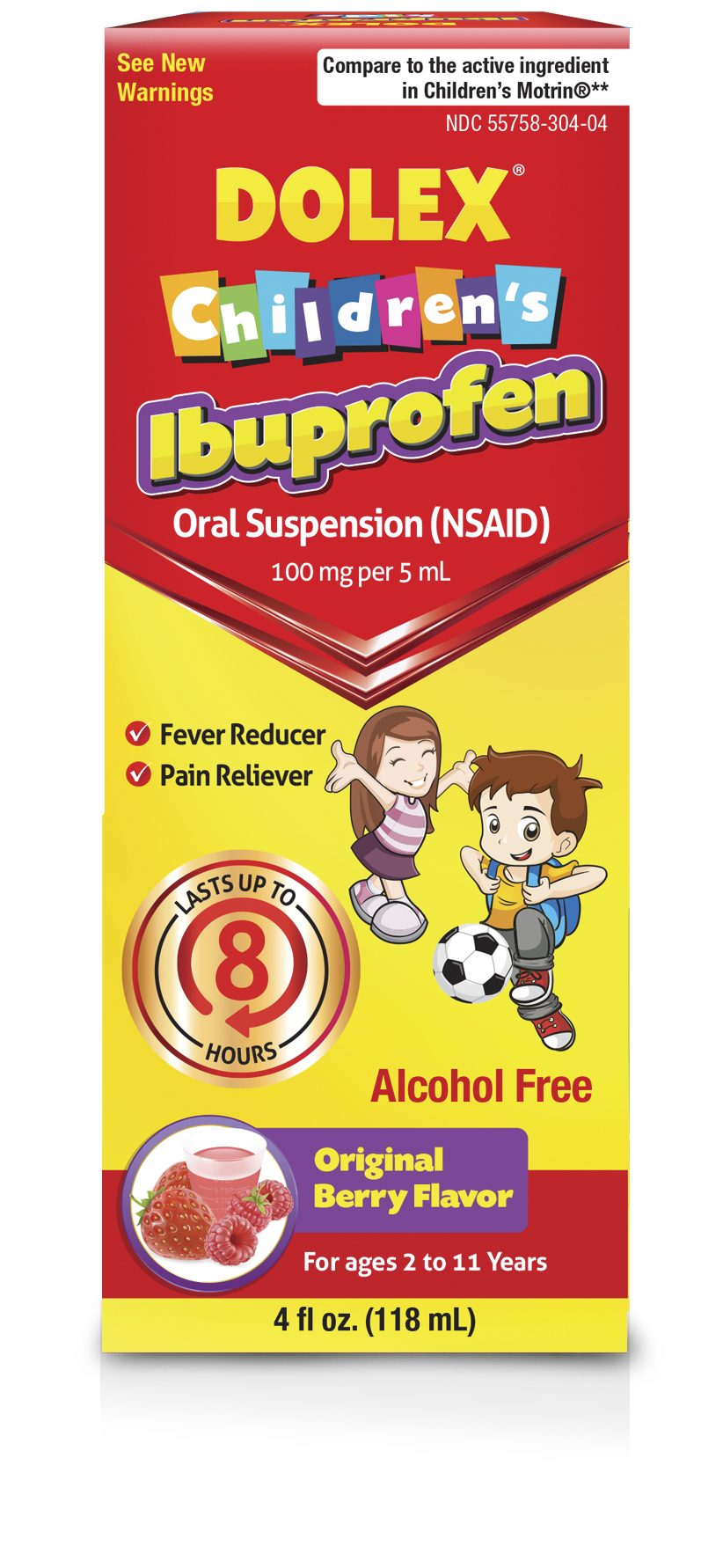 Dolex® Ibuprofen Oral Suspension for Children 4 Fl Oz