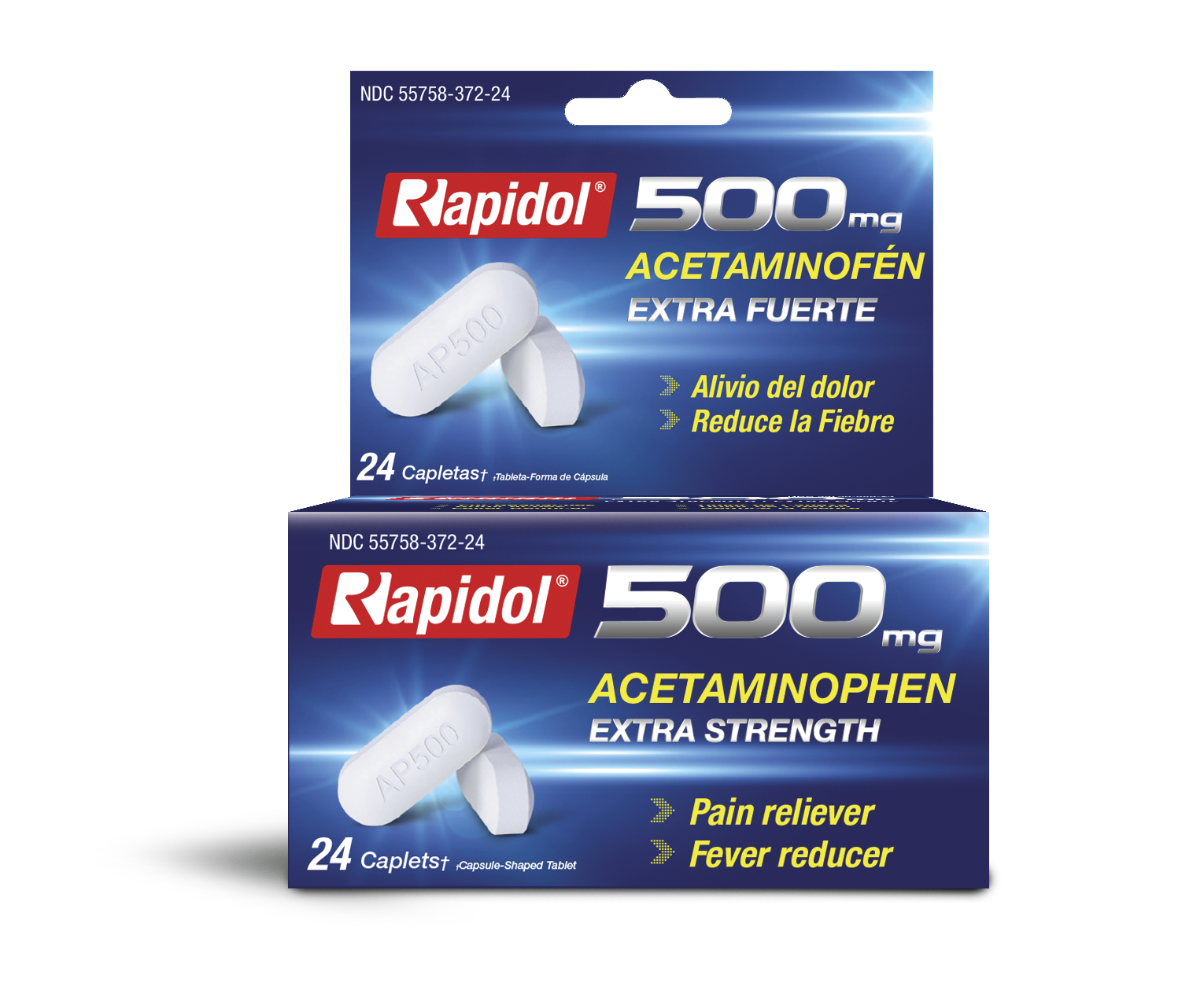 Rapidol® 500 Acetaminophen 24 Caplets