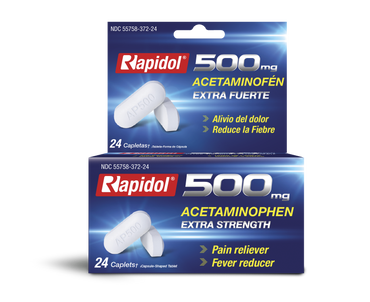 Rapidol® 500 Acetaminophen 24 Caplets