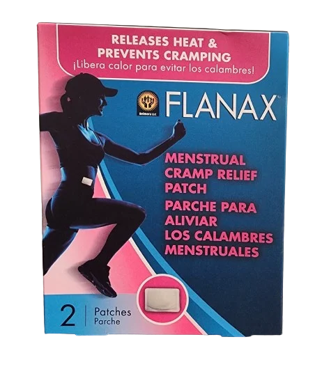 Flanax parche para aliviar calambres mestruales