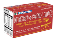 Hierro mas Complejo B 15ml 15 Viales