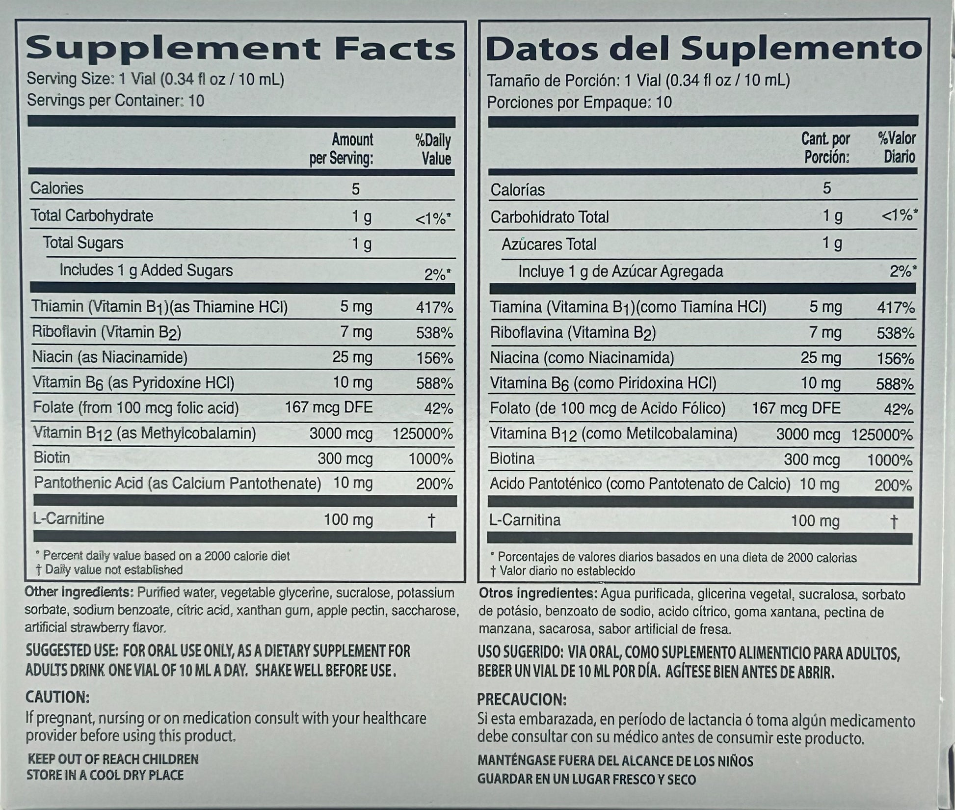 Neurobion B12 Forte 10 Viales Bebibles